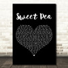 Tommy Roe Sweet Pea Black Heart Decorative Wall Art Gift Song Lyric Print