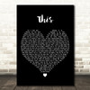 Darius Rucker This Black Heart Decorative Wall Art Gift Song Lyric Print