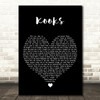 David Bowie Kooks Black Heart Decorative Wall Art Gift Song Lyric Print
