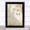 Boyz II Men End Of The Road Man Lady Dancing Song Lyric Quote Print