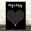 INXS Mystify Black Heart Decorative Wall Art Gift Song Lyric Print