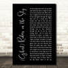 The Outlaws (Ghost) Riders in the Sky Black Script Decorative Wall Art Gift Song Lyric Print
