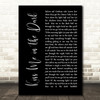 Randy Rogers Band Kiss Me In The Dark Black Script Decorative Wall Art Gift Song Lyric Print