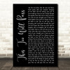 Peter Himmelman This Too Will Pass Black Script Decorative Wall Art Gift Song Lyric Print
