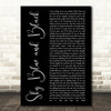 Jackson Browne Sky Blue and Black Black Script Decorative Wall Art Gift Song Lyric Print