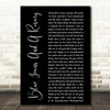 Kid Rock Blue Jeans And A Rosary Black Script Decorative Wall Art Gift Song Lyric Print