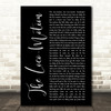Kylie Minogue The Loco-Motion Black Script Decorative Wall Art Gift Song Lyric Print