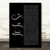 Elevation Worship It Is So Black Script Decorative Wall Art Gift Song Lyric Print