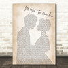 Bruce Springsteen I'll Work For Your Love Man Lady Bride Groom Song Lyric Print