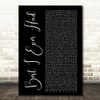 Drake Best I Ever Had Black Script Decorative Wall Art Gift Song Lyric Print