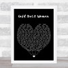 Gold Dust Woman Fleetwood Mac Black Heart Quote Song Lyric Print