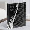 Piano Any Song Lyric Acrylic Block