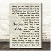 The Commodores Three Times A Lady Vintage Script Song Lyric Print