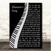 Roger Miller Shannons Song Piano Song Lyric Print