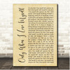 Depeche Mode Only When I Lose Myself Rustic Script Song Lyric Print
