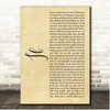 Rudyard Kipling If Rustic Script Song Lyric Print