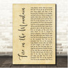 The Grateful Dead Fire on the Mountain Rustic Script Song Lyric Print