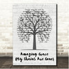 Chris Tomlin Amazing Grace (My Chains Are Gone) Music Script Tree Song Lyric Print