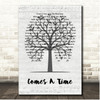 Grateful Dead Comes A Time Music Script Tree Song Lyric Print