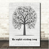 Luke Kelly The night visiting song Music Script Tree Song Lyric Print