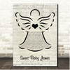 James Taylor Sweet Baby James Music Script Angel Song Lyric Print