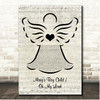 Boney M. Marys Boy Child Oh My Lord Music Script Angel Song Lyric Print