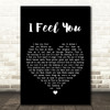 Depeche Mode I Feel You Black Heart Song Lyric Quote Print