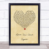 Dolly Parton Here You Come Again Vintage Heart Song Lyric Quote Print