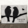 Alan Jackson Amazing Grace Music Script Lovebirds Song Lyric Print