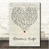 Josh Garrels Heavens Knife Script Heart Song Lyric Print