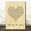 Ed Sheeran All Of The Stars Vintage Heart Song Lyric Quote Print