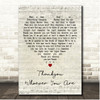 Marillion Thankyou Whoever You Are Script Heart Song Lyric Print