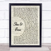 Eli Young Band Skin & Bones Vintage Script Song Lyric Quote Print