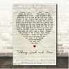 Orchestral Manoeuvres in the Dark Talking Loud and Clear Script Heart Song Lyric Print