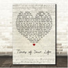 Paul Anka Times Of Your Life Script Heart Song Lyric Print