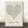 Remy Zero Save Me Script Heart Song Lyric Print