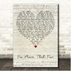 Sara Evans No Place That Far Script Heart Song Lyric Print