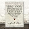 The Stone Roses Elephant Stone Script Heart Song Lyric Print