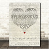 Trisha Yearwood On a Bus to St. Cloud Script Heart Song Lyric Print