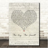Urban Cookie Collective The Key, The Secret Script Heart Song Lyric Print