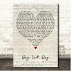 Adam Ant Dog Eat Dog Script Heart Song Lyric Print