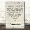 Brandi Carlile Turpentine Script Heart Song Lyric Print