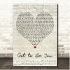 Don Broco Got to Be You Script Heart Song Lyric Print