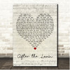 Engelbert Humperdinck After the Lovin Script Heart Song Lyric Print