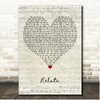 for KING & COUNTRY RELATE Script Heart Song Lyric Print