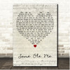 George Jones Same Ole Me Script Heart Song Lyric Print