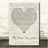 Il Divo The Man You Love Script Heart Song Lyric Print