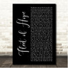 Indigo Girls Fleet of Hope Black Script Song Lyric Print