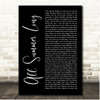 Kid Rock All Summer Long Black Script Song Lyric Print