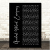 Biffy Clyro Accident Without Emergency Black Script Song Lyric Print